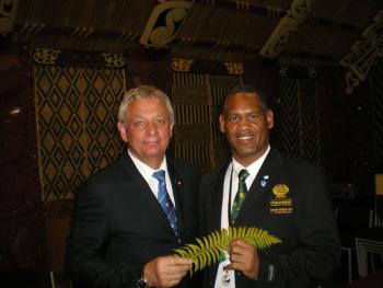 Dans un village Maori en Nouvelle Zlande